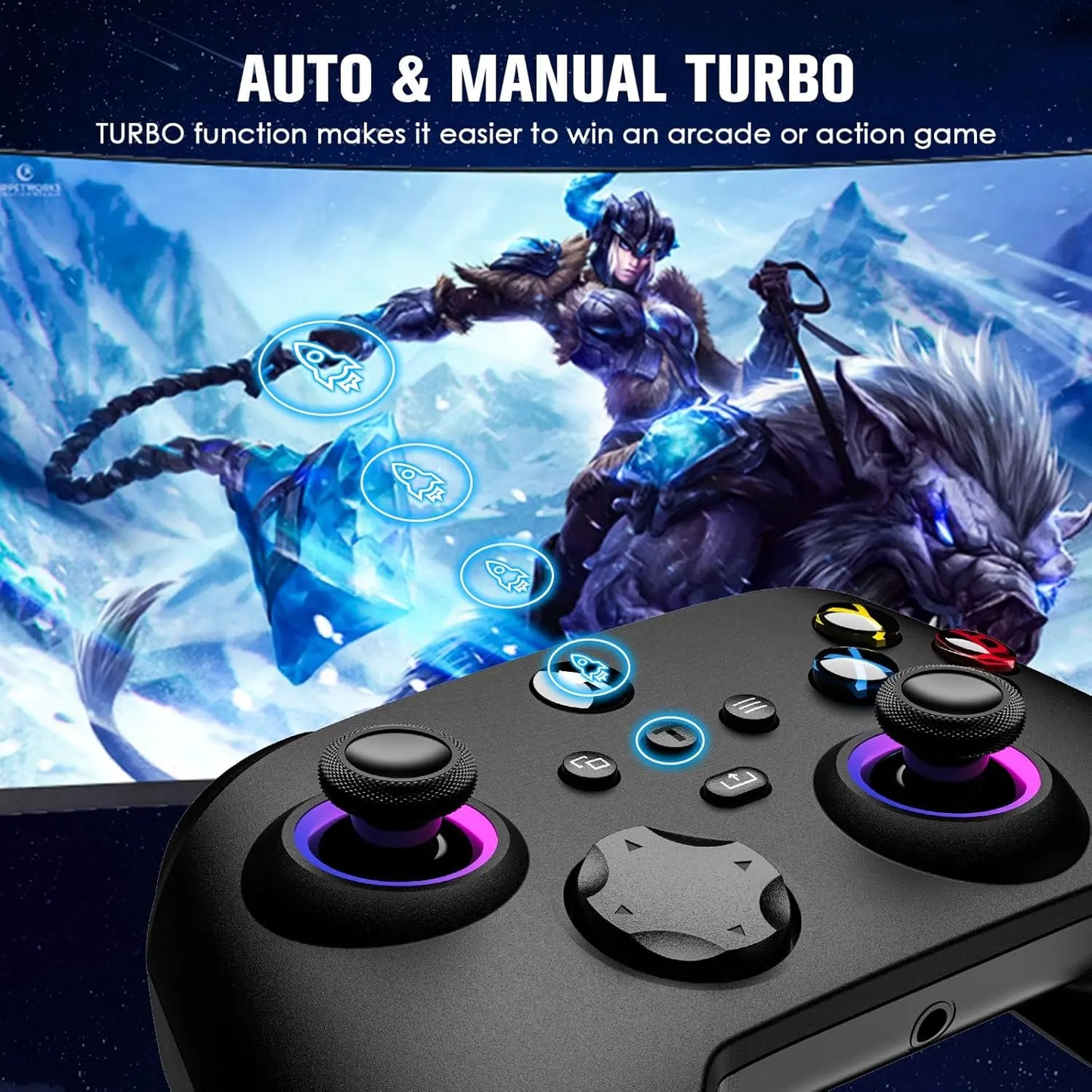 JORREP Anti-Drift Wireless Controller for Xbox