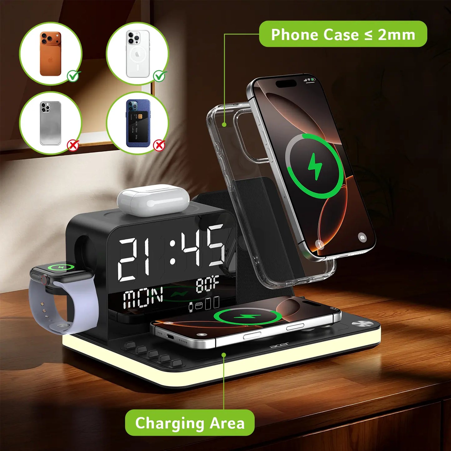 One Station to Rule Them All! ⚡️ 7-in-1 Charging Hub for your entire desk setup.