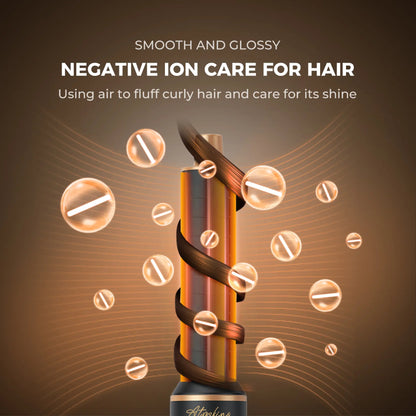 ATOPSKINS 5-in-1 Air Styler, Lightweight Hair Dryer & Hot Air Curlers with Diffuser & Curly Hair Brush